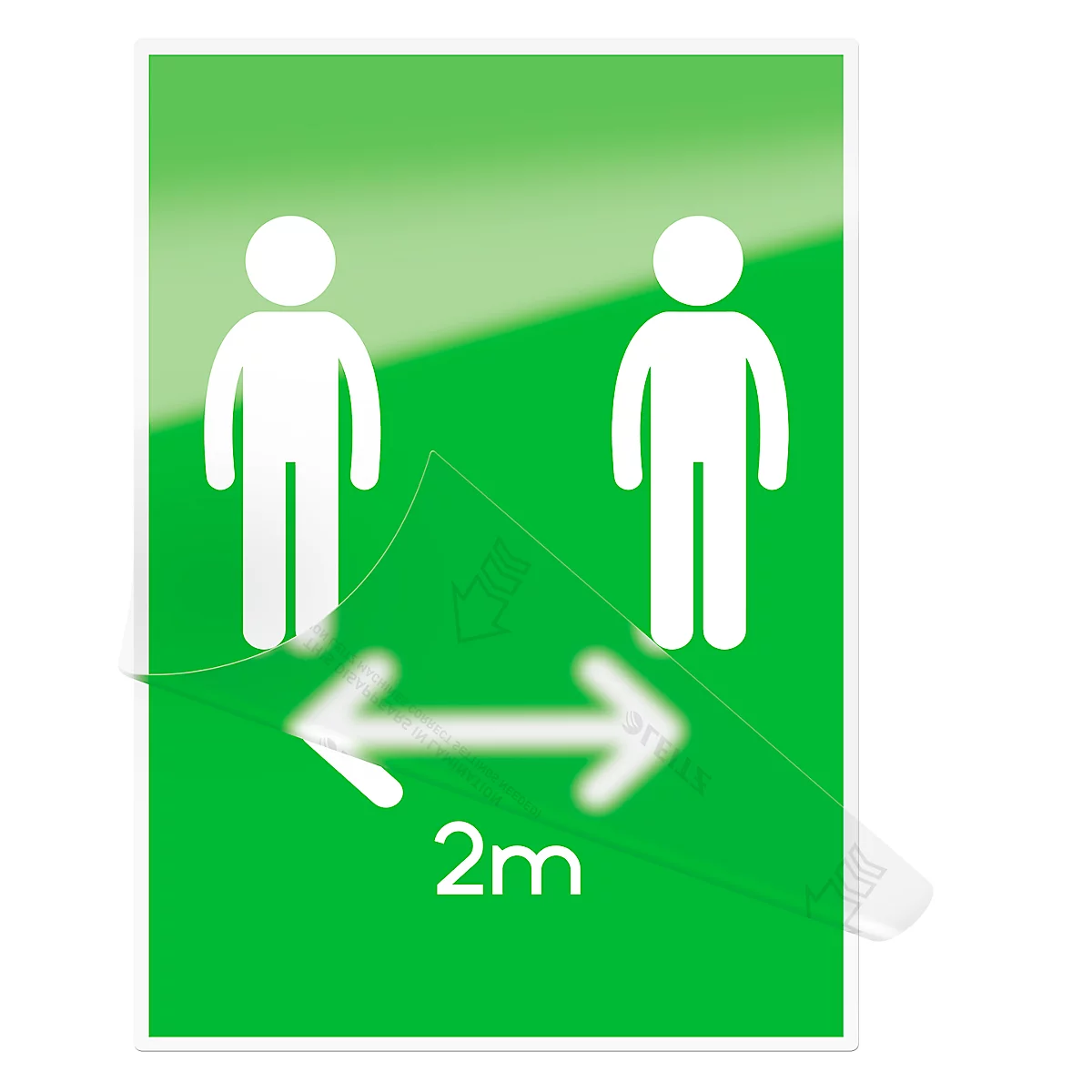Films à plastifier GBC®, pour plastifieuses à chaud, A4 portrait &amp; paysage, inscriptibles, 80 µ, L 303 x l 216 mm, transparent mat, polyester 100 pièces