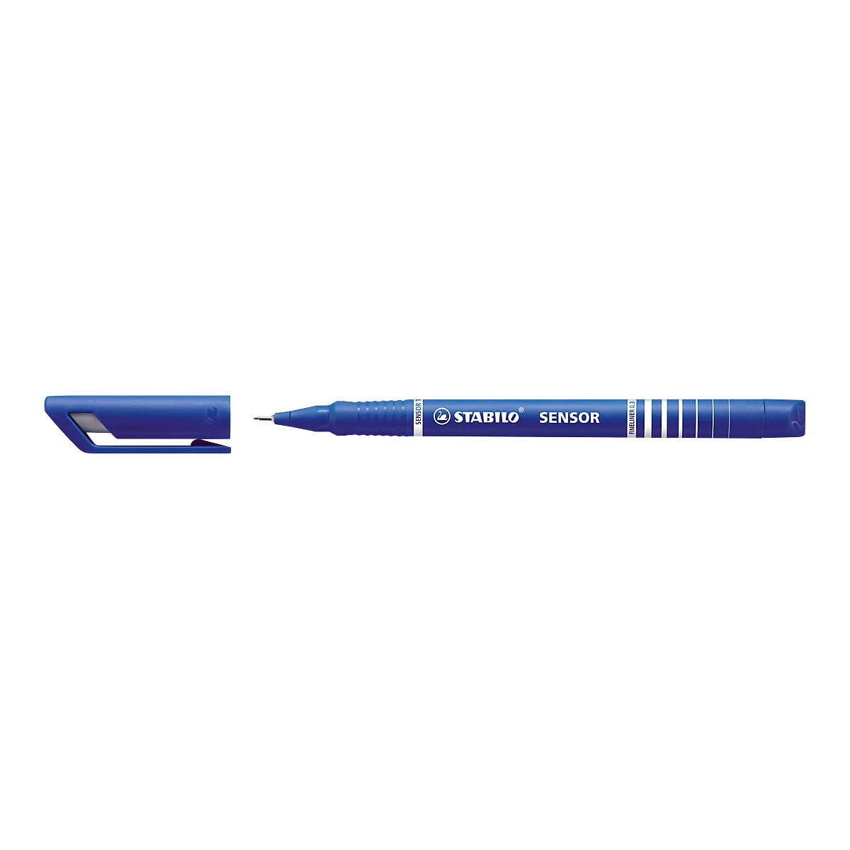 Fineliner Sensor Stabilo, épaisseur de trait 0,3 mm, bleu, 10 p.