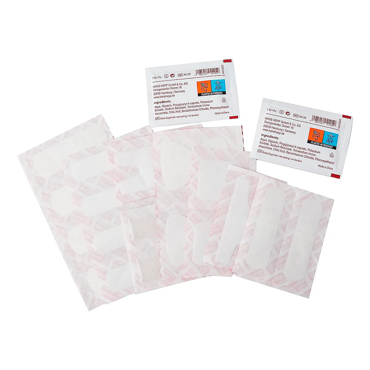 First Aid Only pleisterset, 22 stuks, voor vrije tijd en op reis, in hersluitbare doos