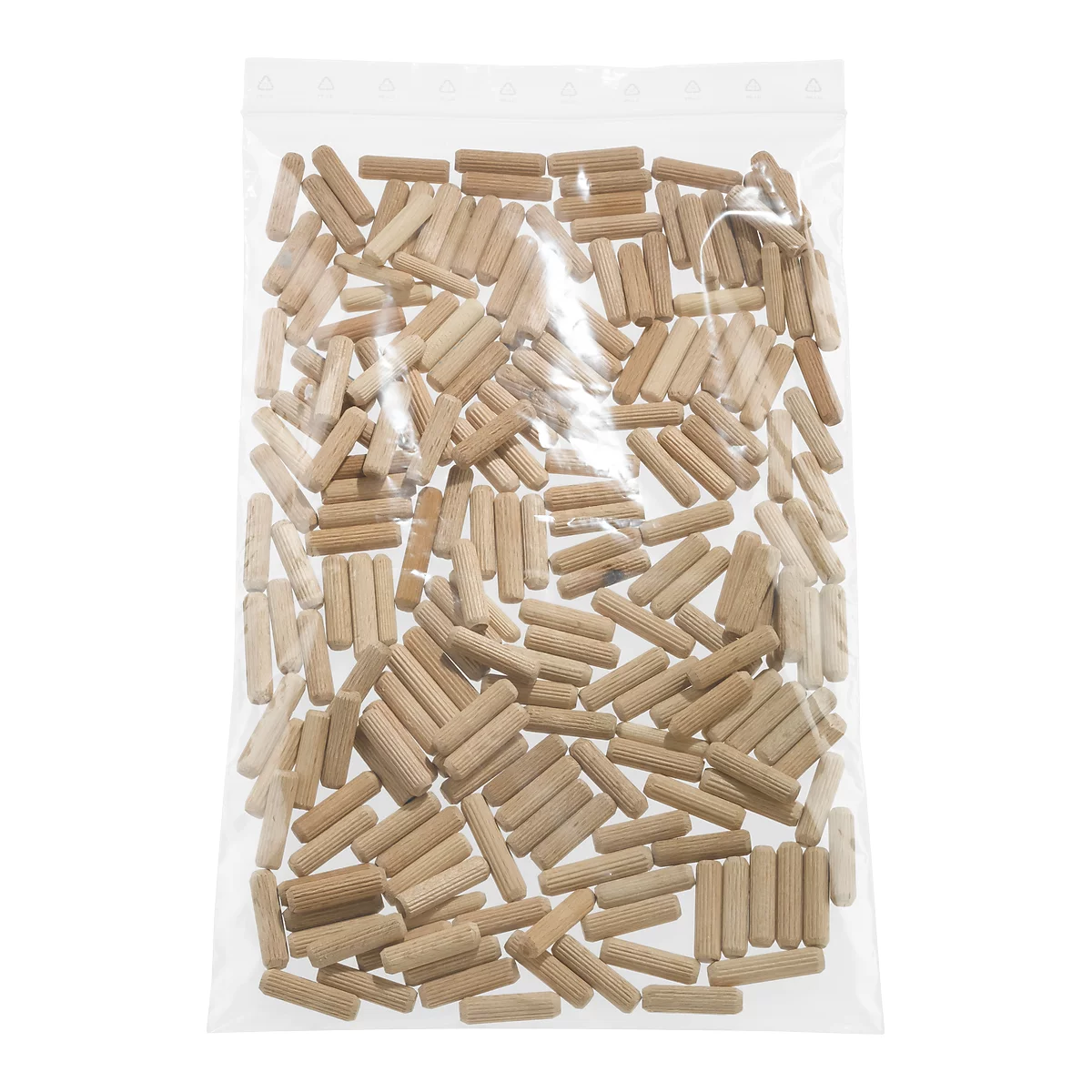 Flachbeutel, reißfest, Folienstärke 50 μ, L 300 x B 200 mm, Polyethylen, transparent, 1000 Stück
