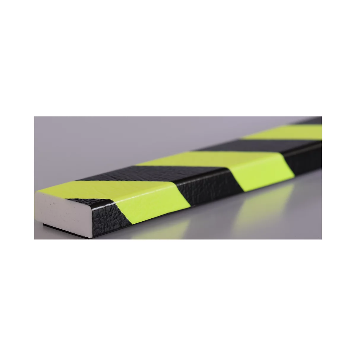Flächenschutz Typ D, 1-m-Stück, gelb/schwarz, tagesfluoreszierend