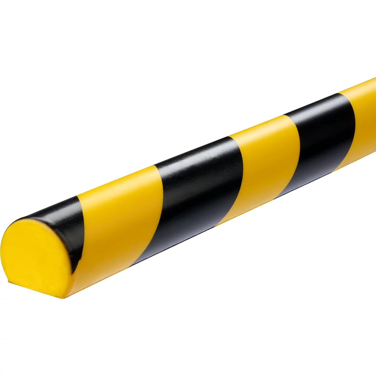 Flächenschutzprofil S32R gelb/schwarz, Klebefläche 32 mm