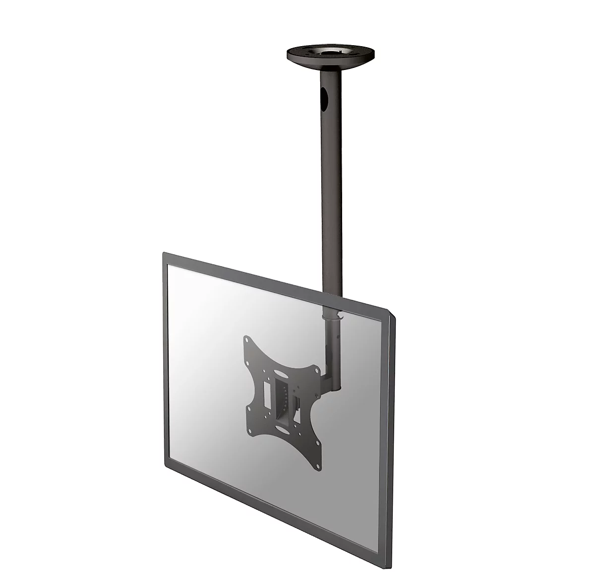 Flatscreen-plafondhouder NewStar PLASMA-C060, tot 40', in hoogte verstelbaar, kantel-/zwenkbaar, zwart