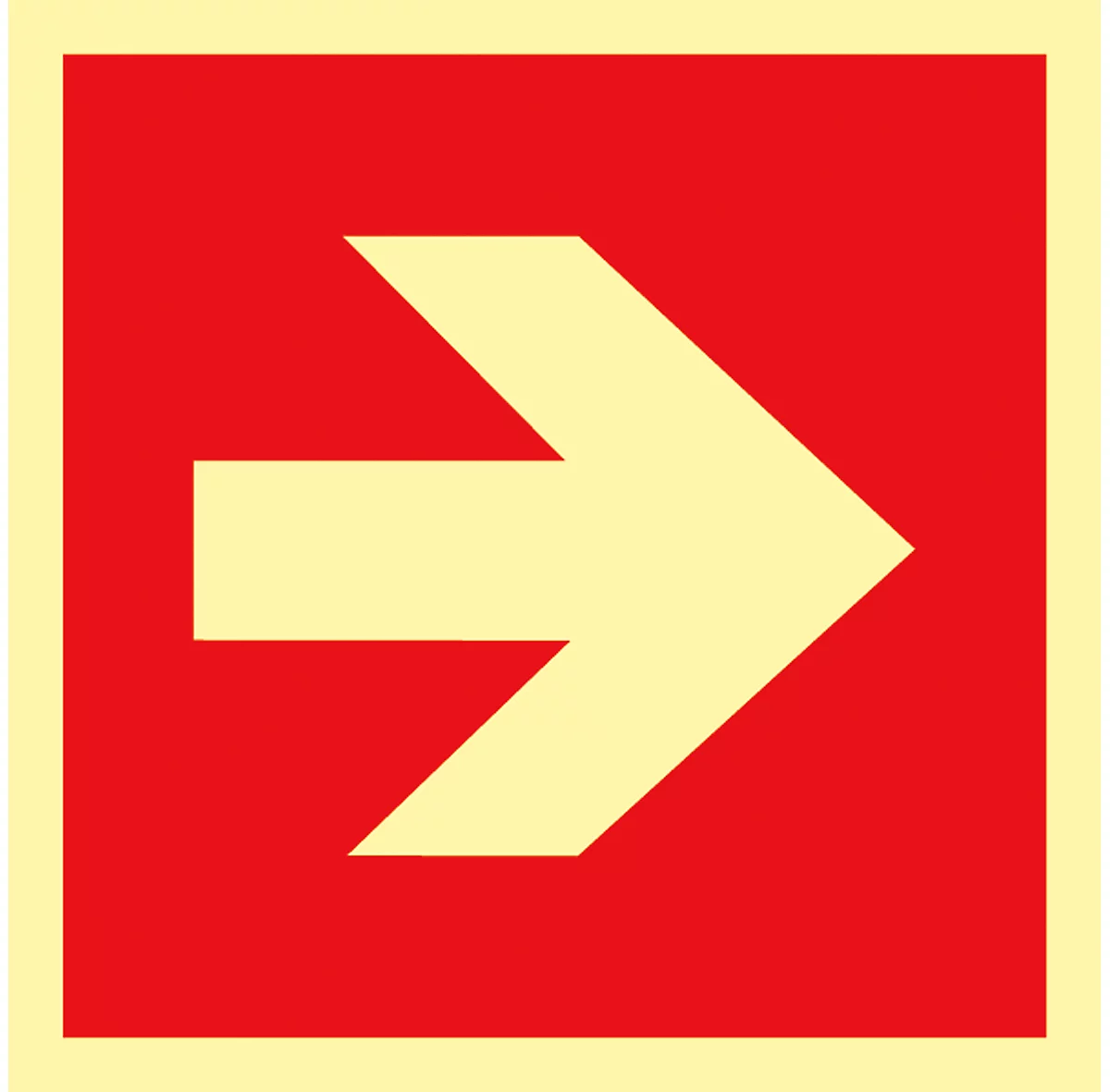 Flecha de dirección del signo, plástico