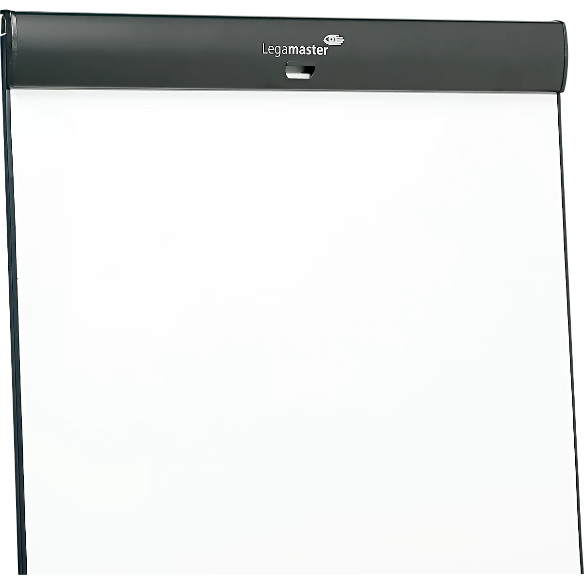 Flipchart Legamaster Sketch Pro, magnetisch bord, in hoogte verstelbaar, 2 zijarmen, statiefvoet, incl. startset, B 680 x H 1050 mm, zwart/wit