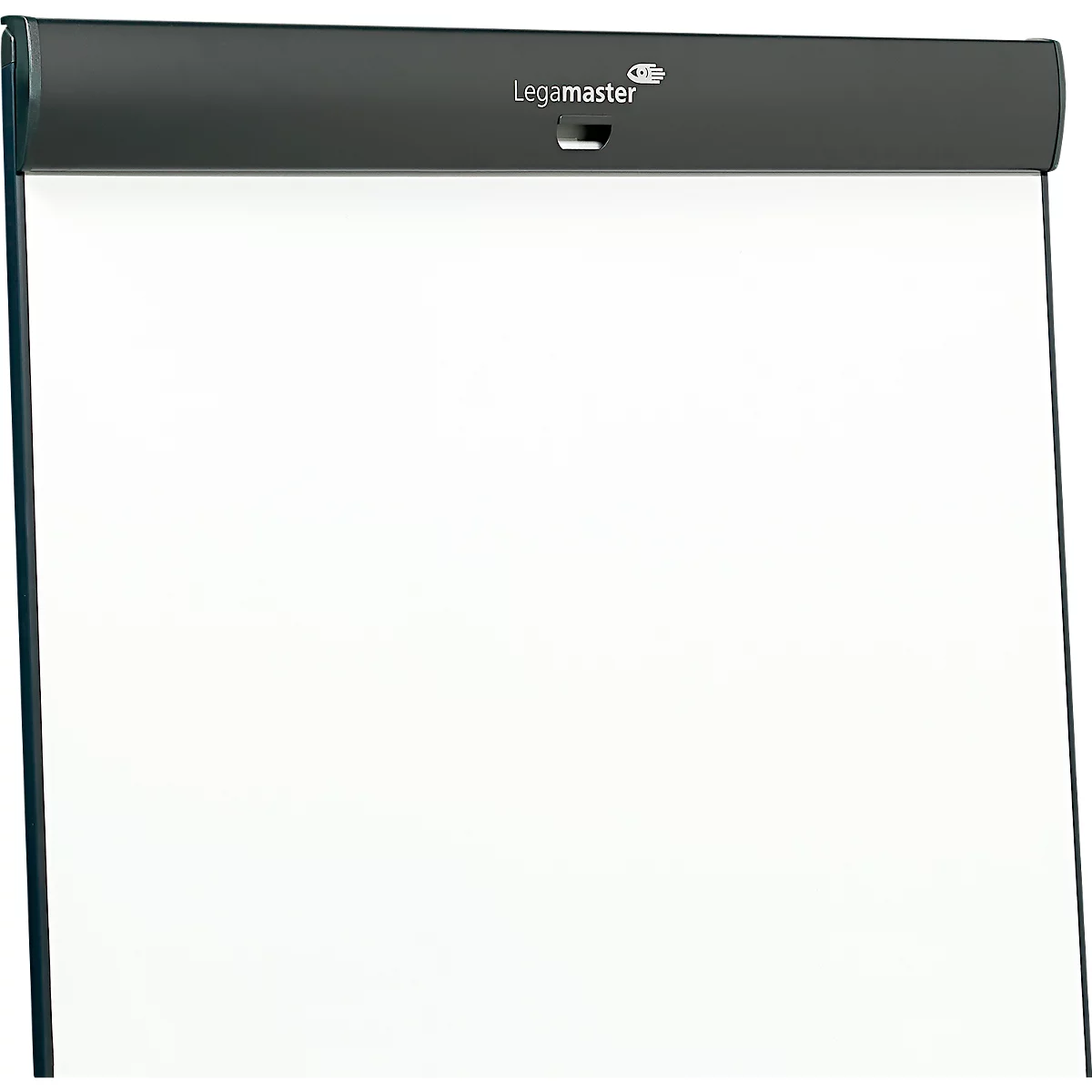Flipchart mobile Legamaster Sketch Pro, tableau magnétique, réglable en hauteur, 2 bras latéraux, pied rond, kit de démarrage inclus, L 680 x H 1050 mm, noir-blanc