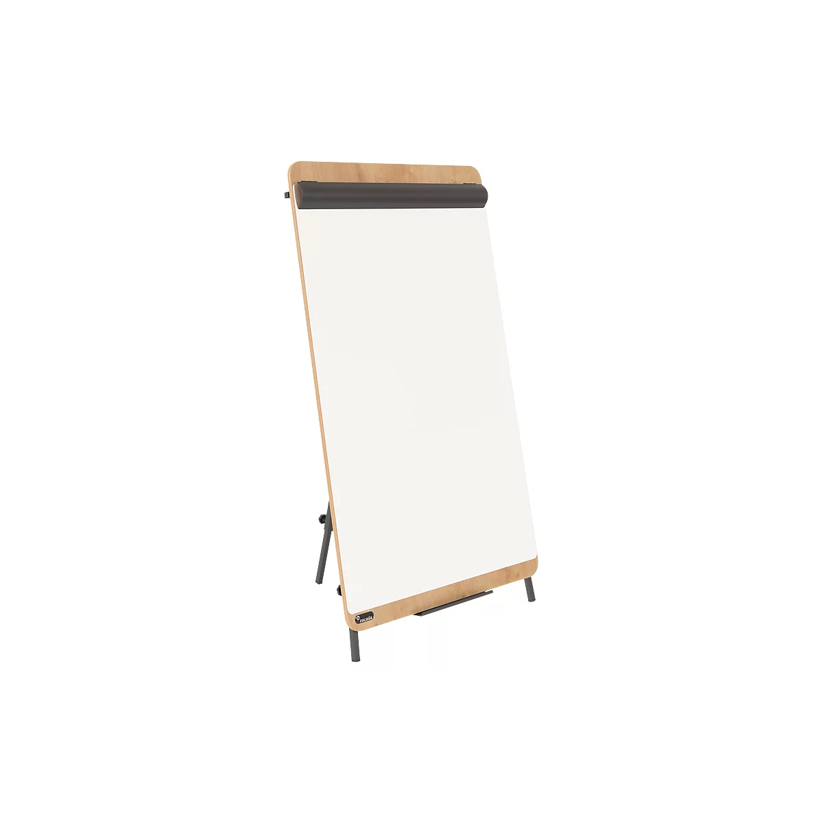 Flipchart Rocada Natural statief, stalen bord, frame met houtlook, statiefstandaard