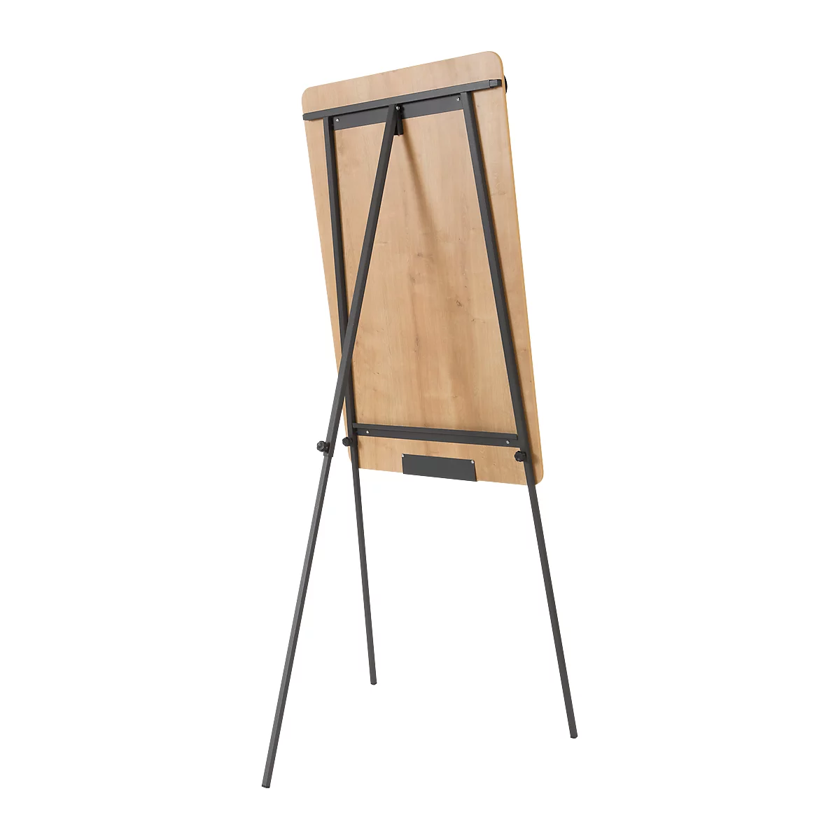Flipchart Rocada Natural statief, stalen bord, frame met houtlook, statiefstandaard