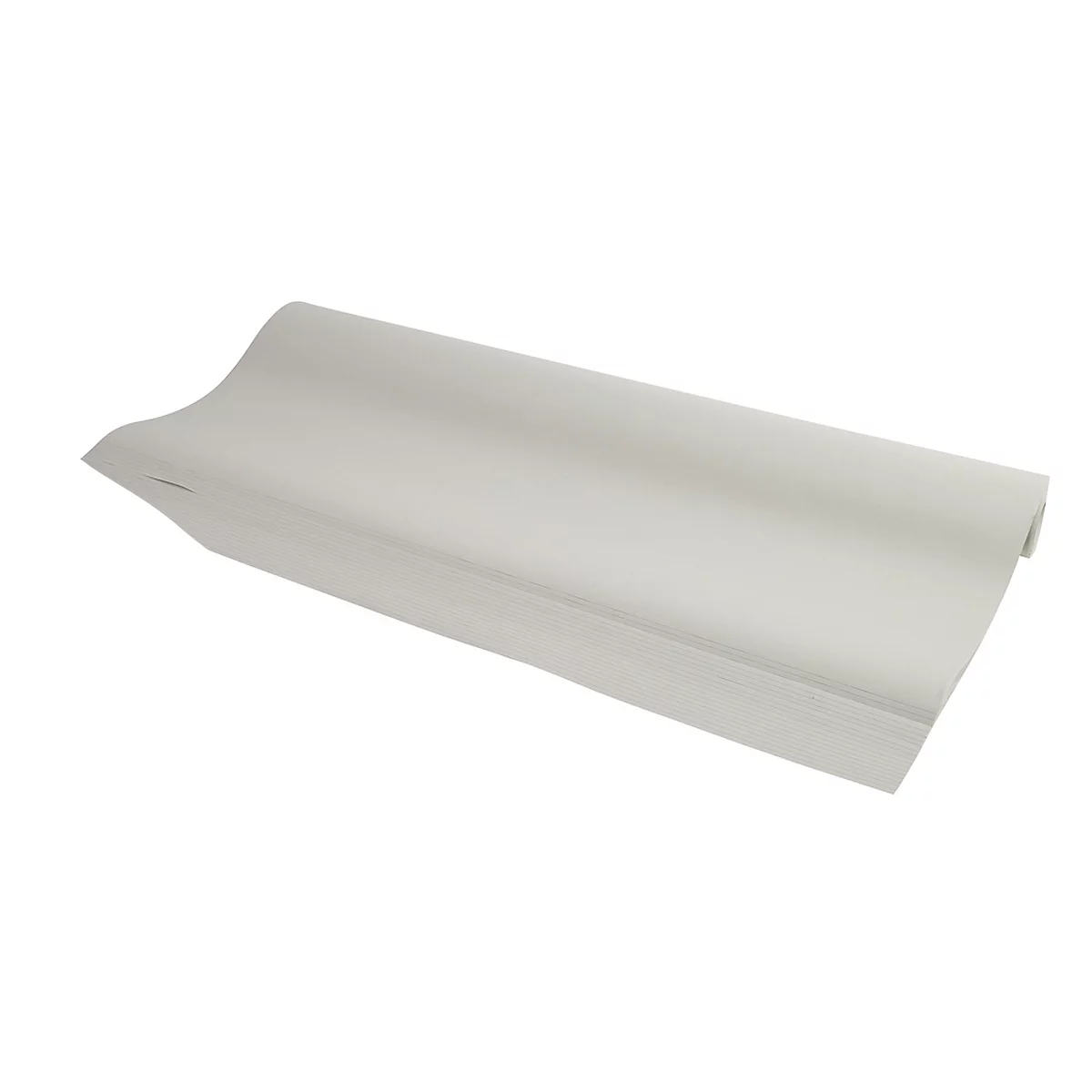 Flipchartpapier Exacompta, B 650 x H 1000 mm, blanco, Blue Angel, gerecycled papier, 80 g/m², wit, 5 losse rollen van elk 20 vel