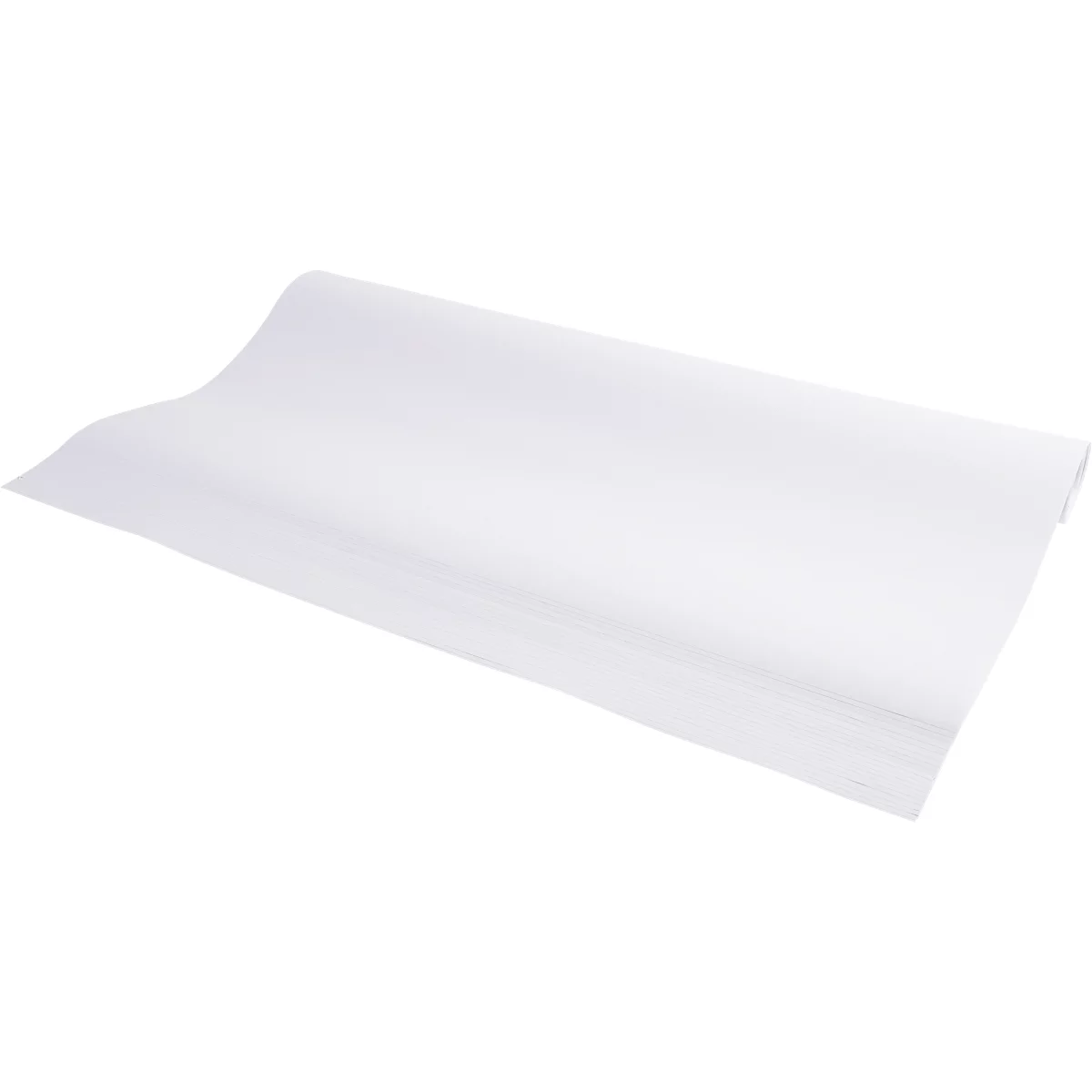 Flipchartpapier Exacompta, B 650 x H 1000 mm, blanco, houtvrij papier, 72 g/m², wit, 5 losse rollen met elk 20 vellen