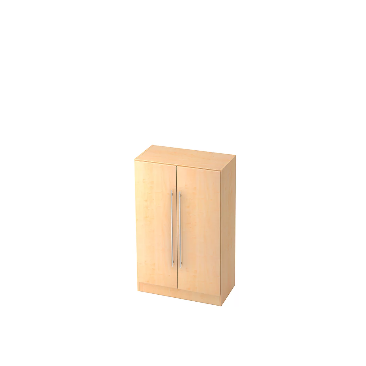 Flügeltürenschrank 3 OH, B 800 x T 420 x H 1270 mm, Ahorn-Dekor