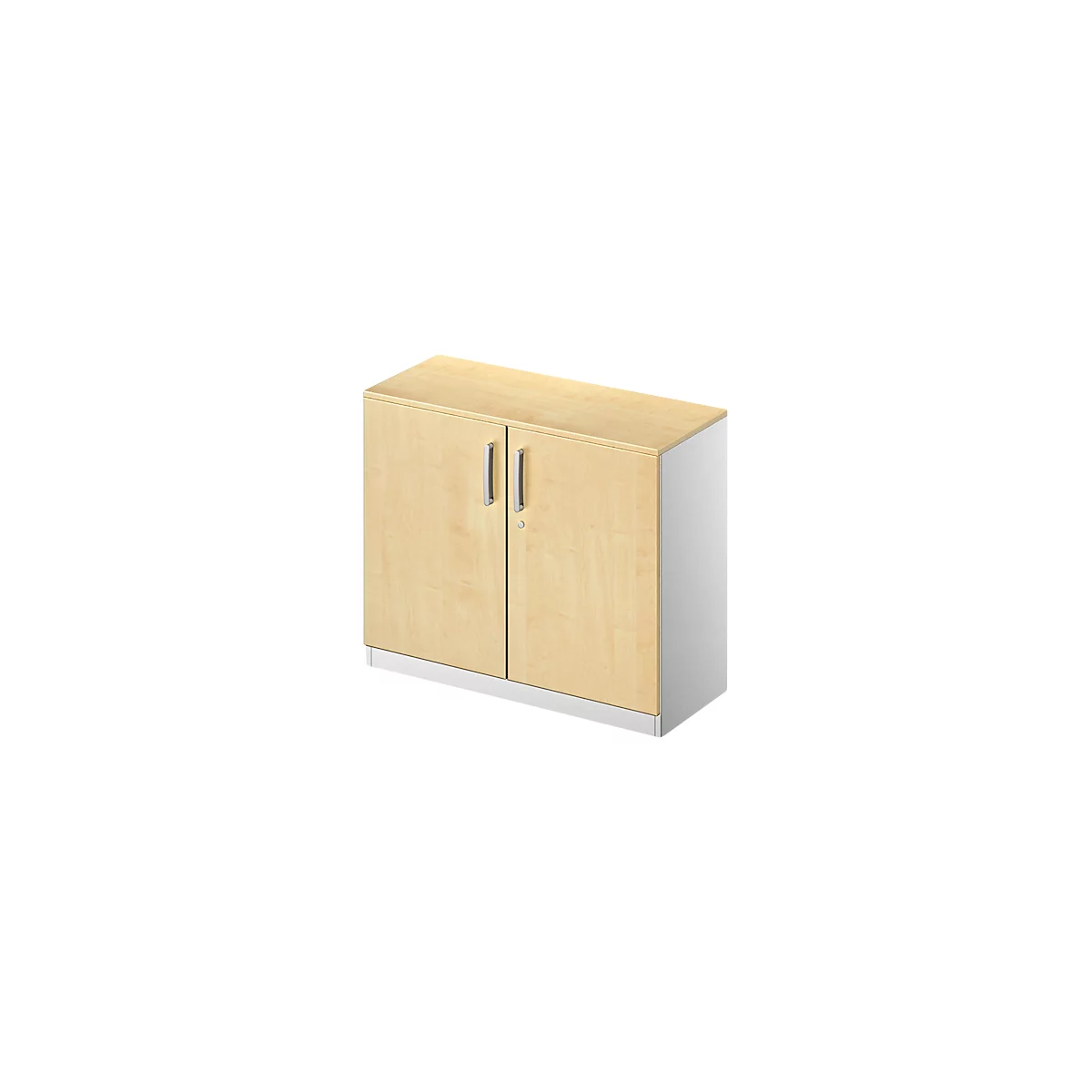 Flügeltürenschrank TETRIS SOLID, 2 OH, B 1000 mm, abschließbar, mit Abdeckplatte