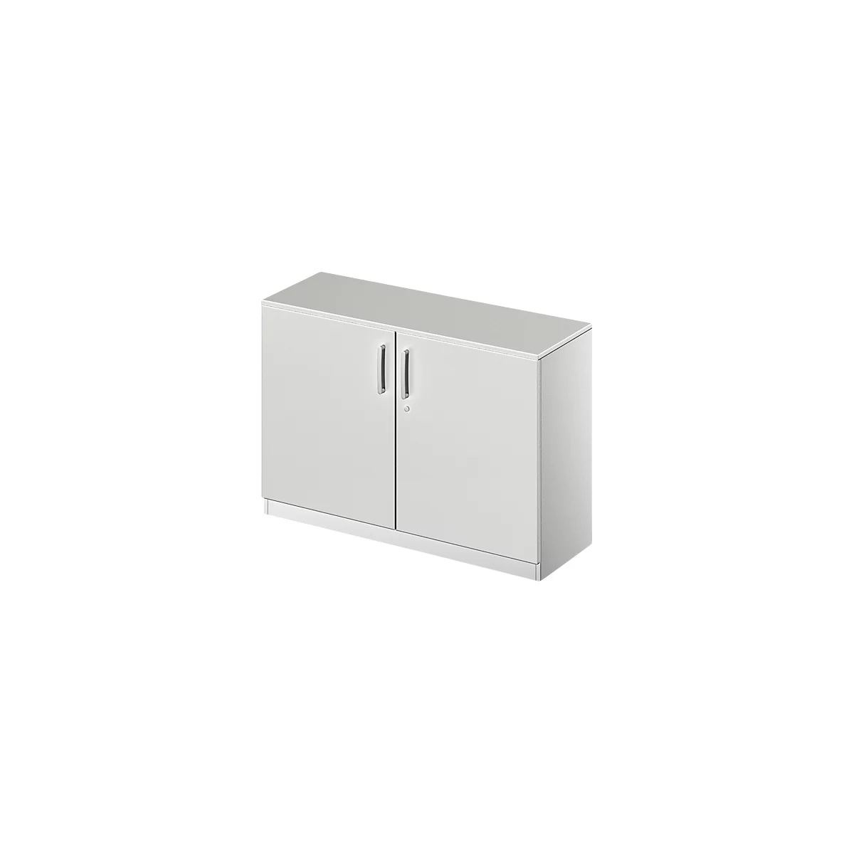 Flügeltürenschrank TETRIS SOLID, 2 OH, B 1200 mm, abschließbar, mit Abdeckplatte