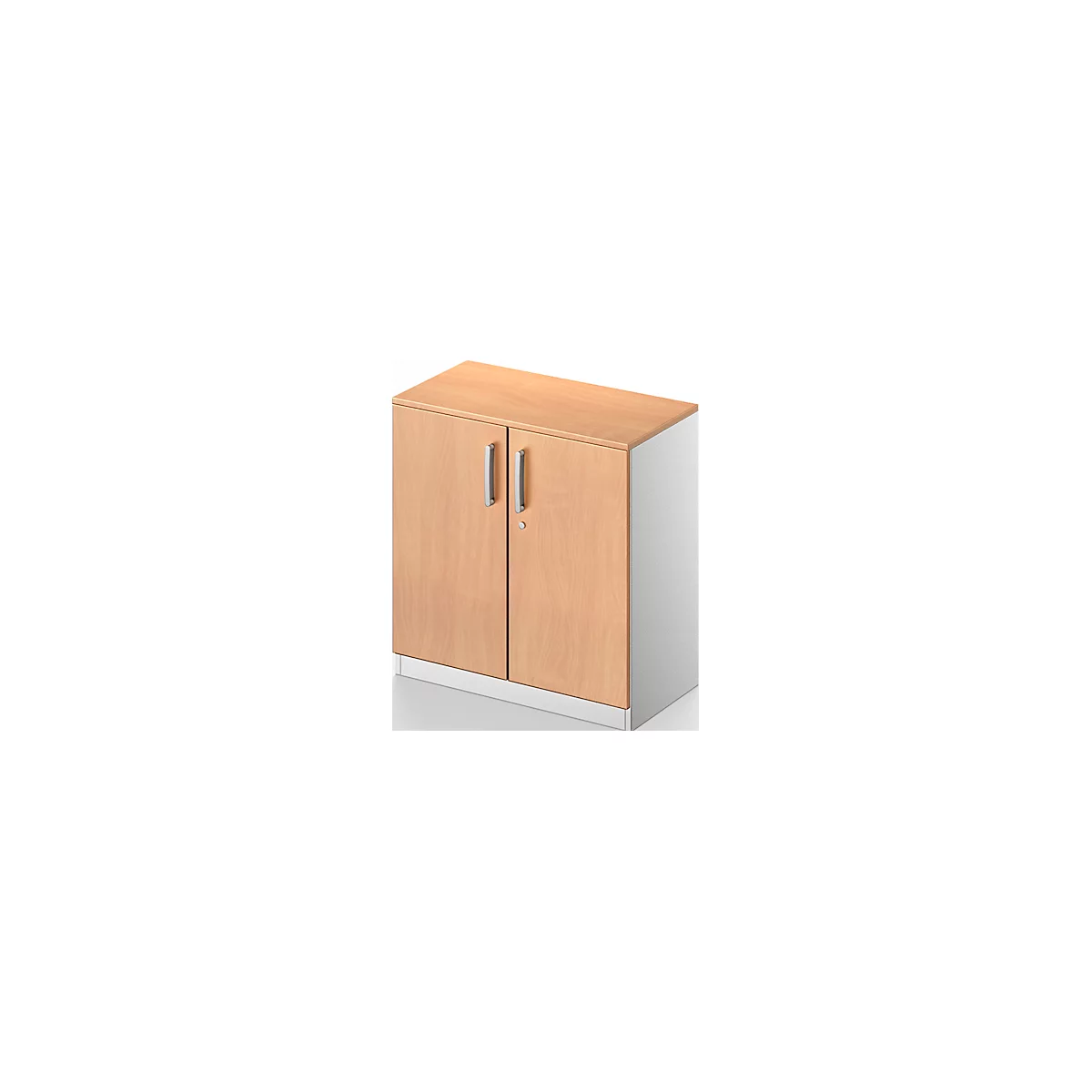 Flügeltürenschrank TETRIS SOLID, 2 OH, B 800 mm, abschließbar, mit Abdeckplatte