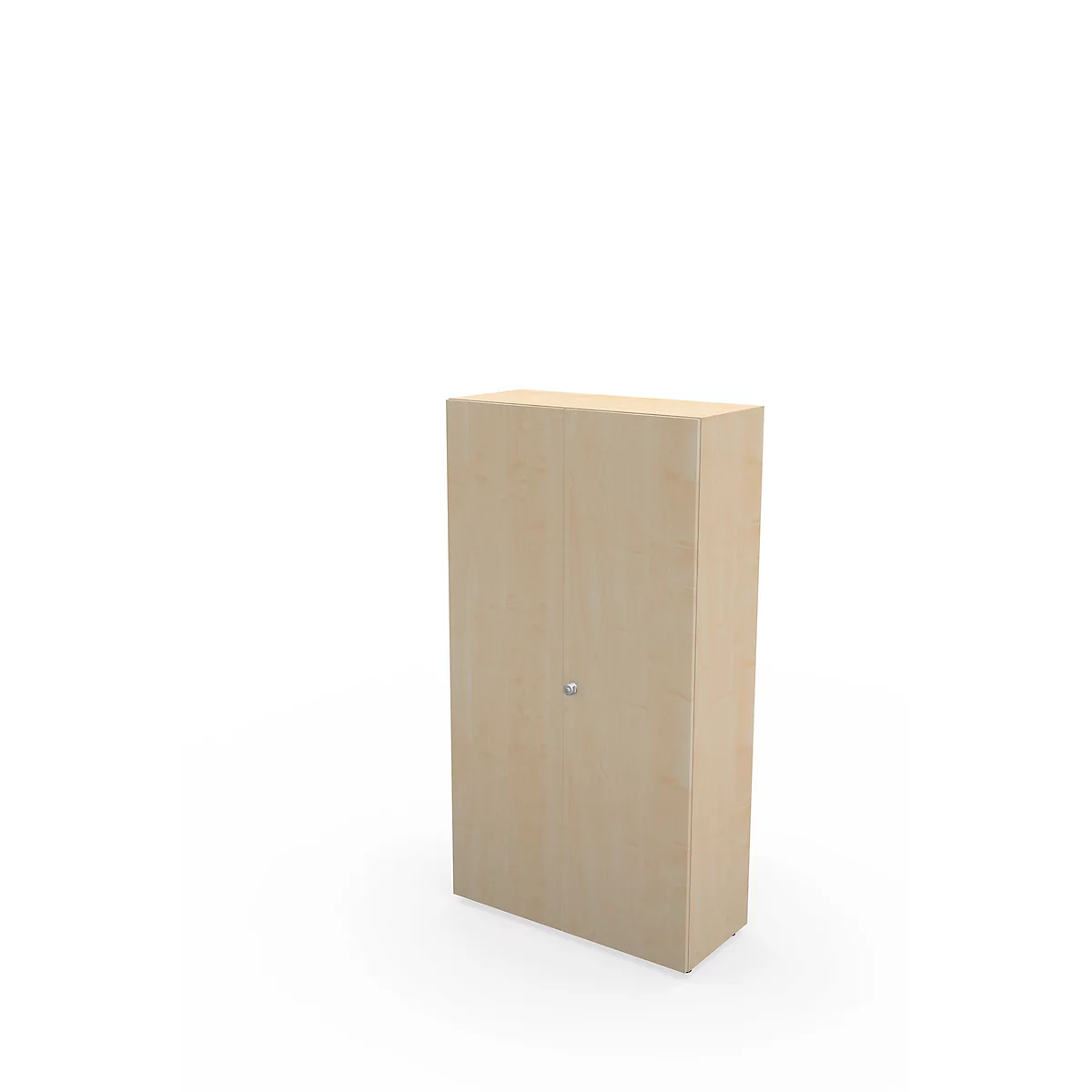 Flügeltürenschrank TETRIS WALL, 5 Ordnerhöhen, Türanschlag rechts, B 1000 x T 440 x H 1880 mm, Ahorn-Dekor