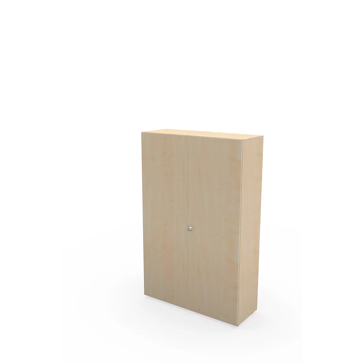 Flügeltürenschrank TETRIS WALL, 5 Ordnerhöhen, Türanschlag rechts, B 1200 x T 440 x H 1880 mm, Ahorn-Dekor