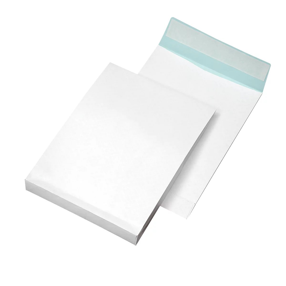 Two white envelopes. One is open, the other one is lying next to it.