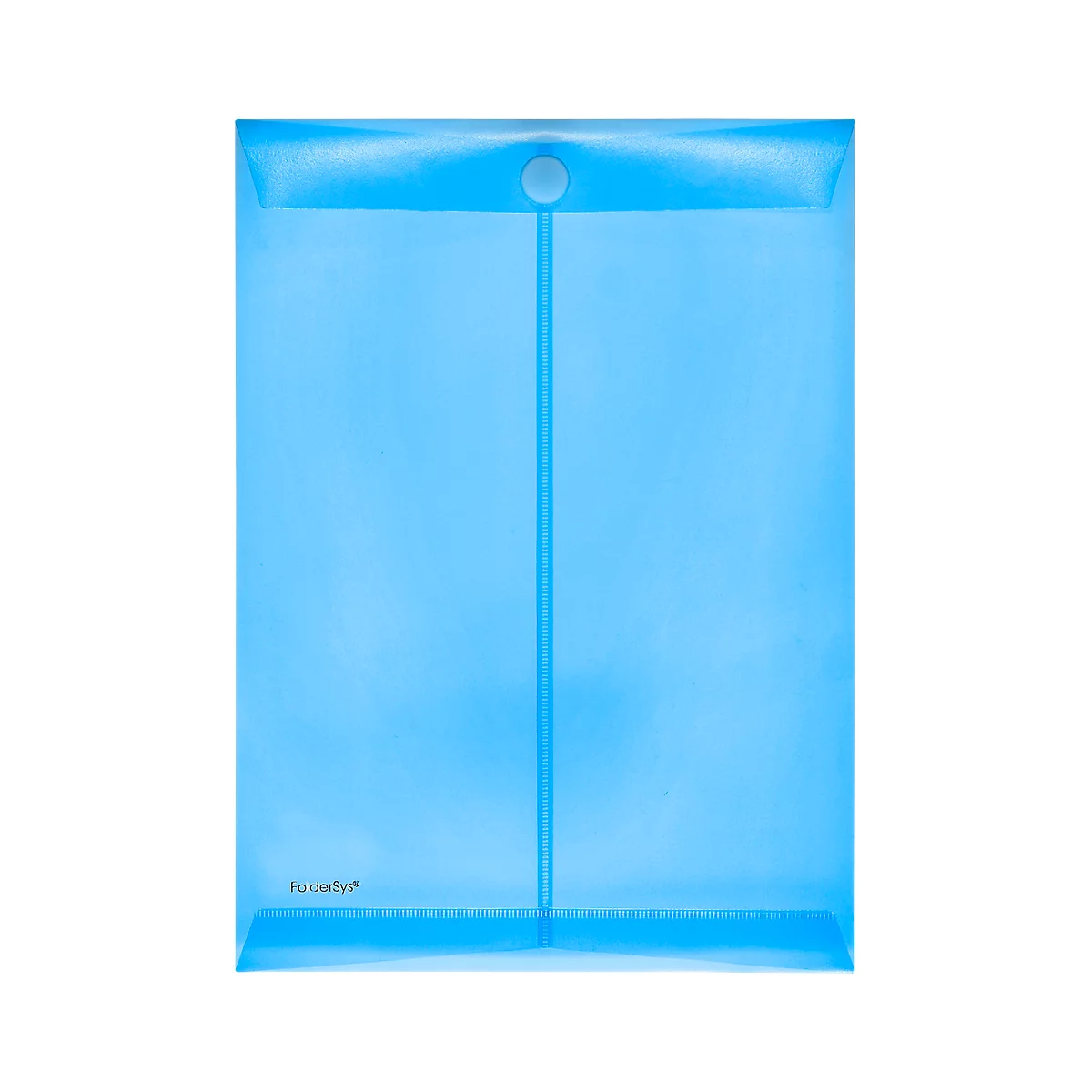 FolderSys documenthoes, A4, klittenbandsluiting, PP, blauw