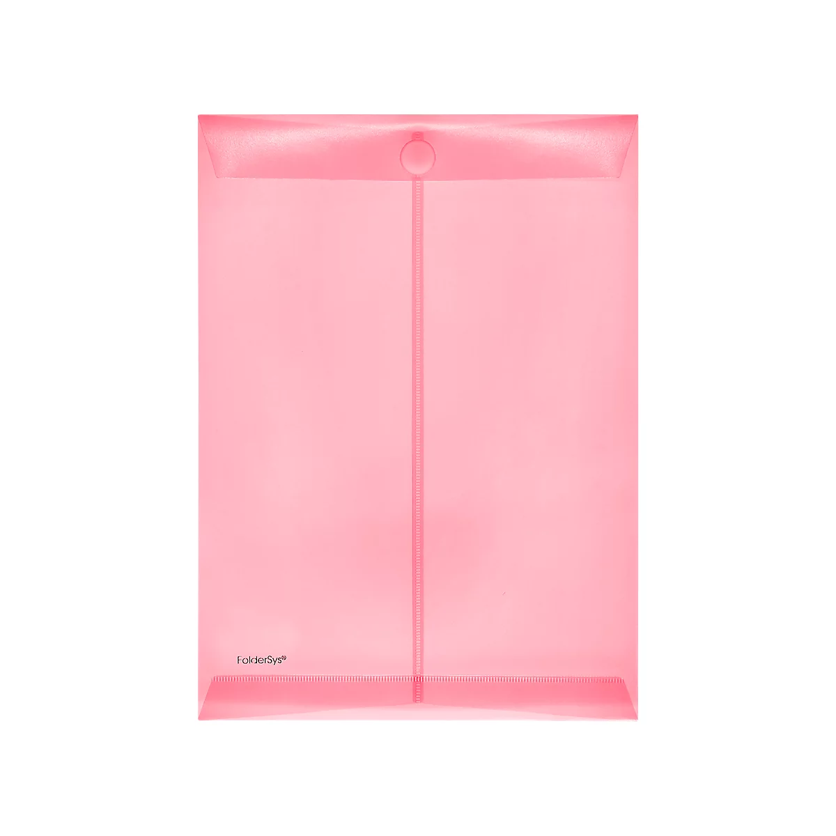 FolderSys documenthoes, A4, klittenbandsluiting, PP, rood