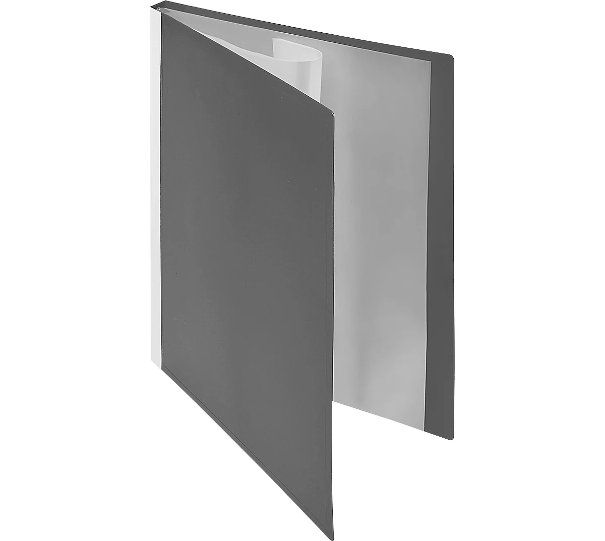 FolderSys PP-Sichtbuch, für DIN A4, 20 Sichthüllen, grau