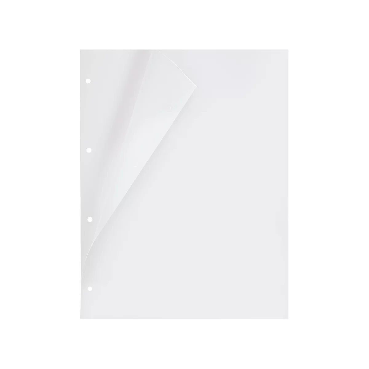 FolderSys Premium dossierkaft, A4, max. 40 vel, B 240 x H 315 mm, geperforeerd, open aan bovenzijde &amp; aan geperforeerde rand, documentveilig, PE, transparant, 10 st.