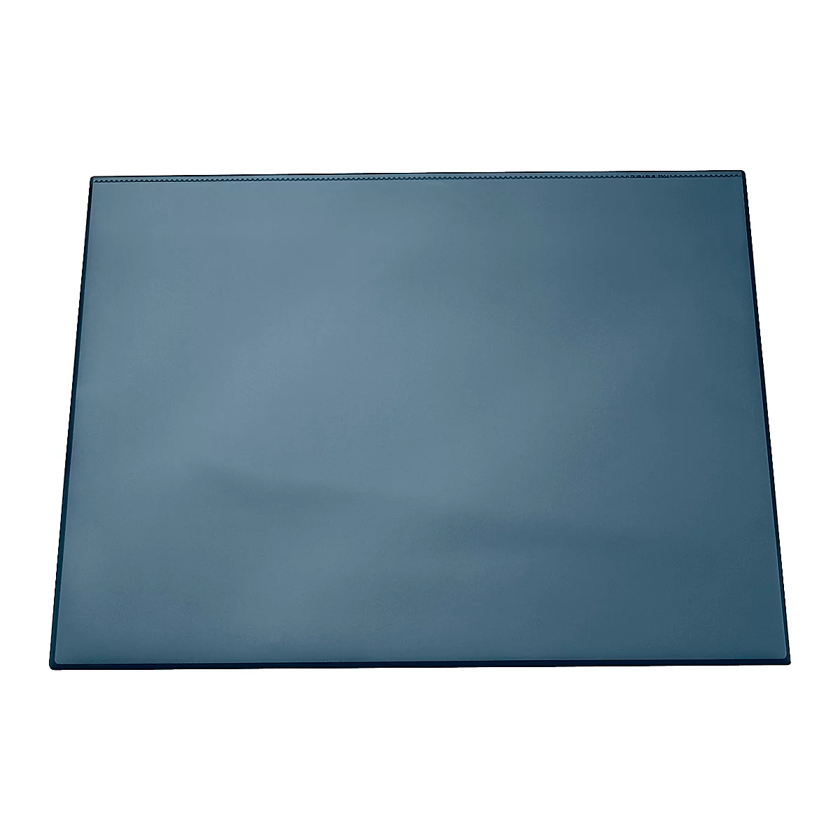Folie-schrijfonderlegger met transparant dekblad, blauw