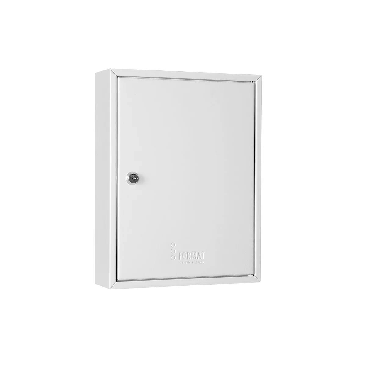 Format Schlüsselschrank S 42, B 240 x T 80 x H 300 mm, bis zu 42 Schlüssel, lichtgrau