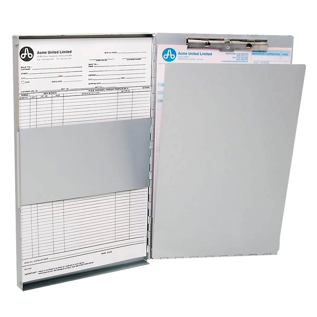 Formularhalterbox, DIN A4, Aluminium