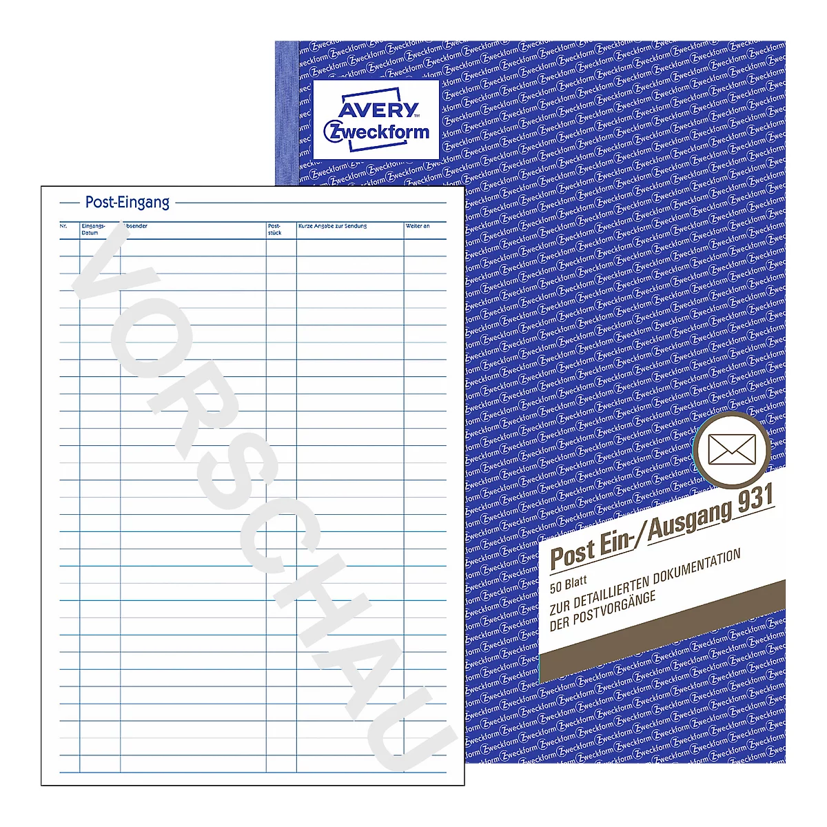 Frais de déplacement n° 931 Avery Zweckform