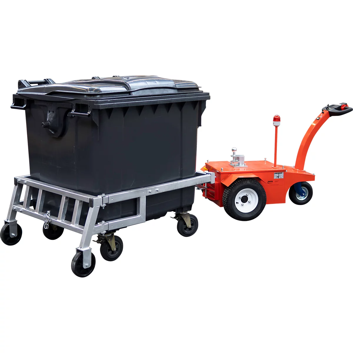 Frame voor afvalcontainers tot 1100 liter, voor ES 25 Primus en ES 30 Primus elektrische slepers
