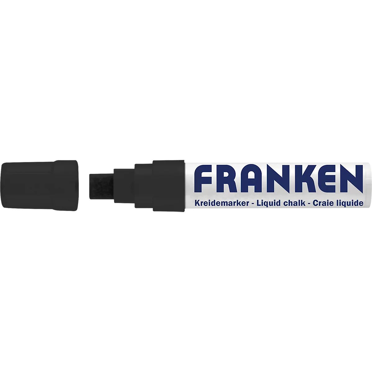 Franken krijtmarker Jumbo ZKM1510 - wigvormige punt lijndikte 5-15 mm - zwart