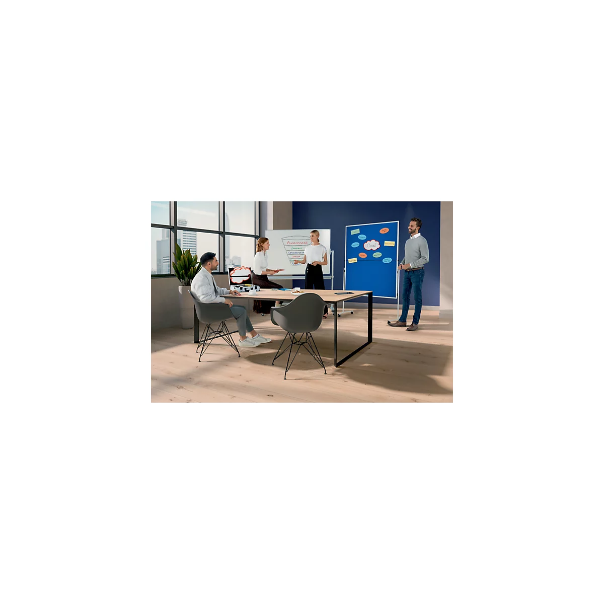 FRANKEN Moderationskoffer U-Act!Line®, über 2.200 Teile, Birkenholz