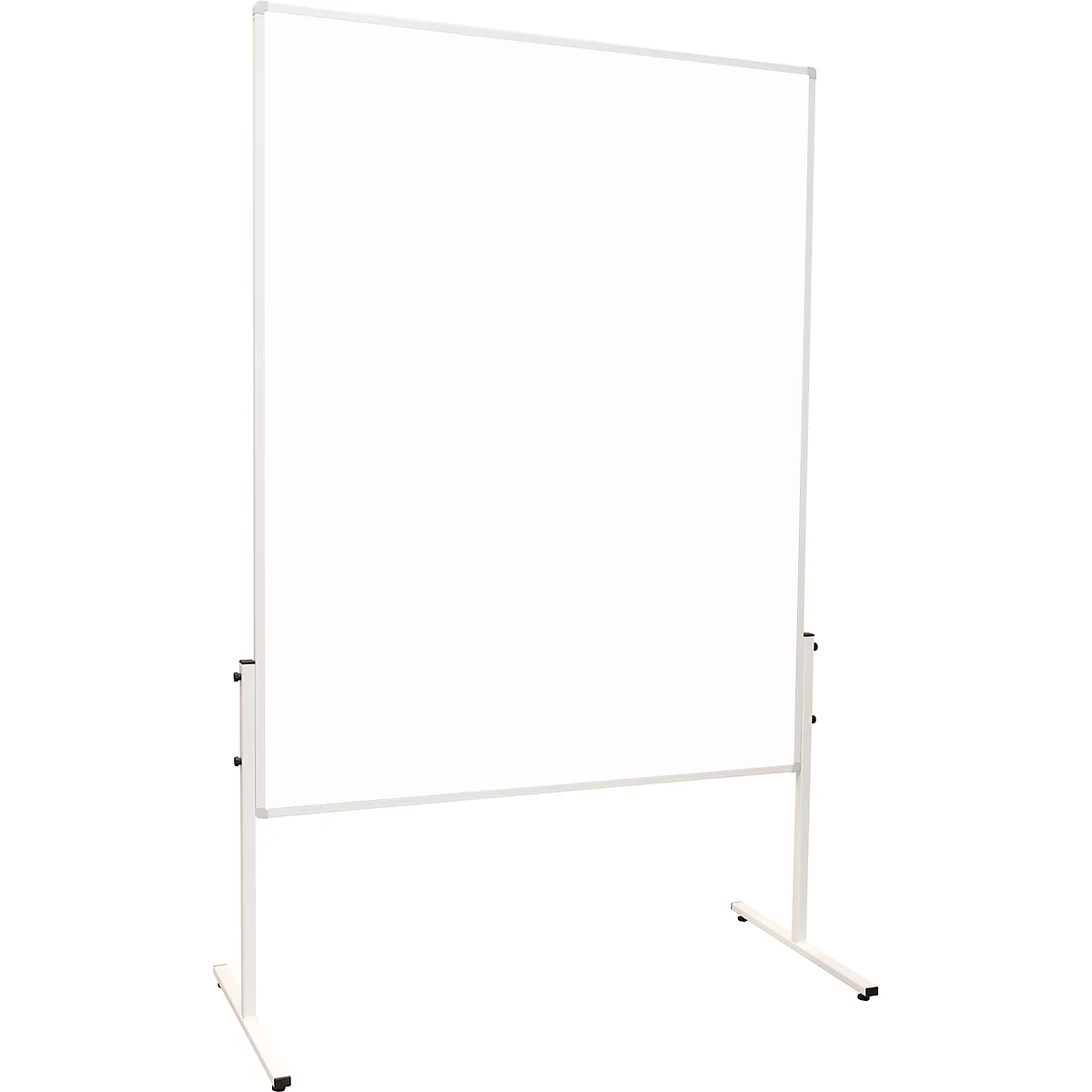 Franken Moderationstafel X-traLine, beidseitig, Oberfläche Acrylglas, B 1200 x H 1500 mm, MT2099