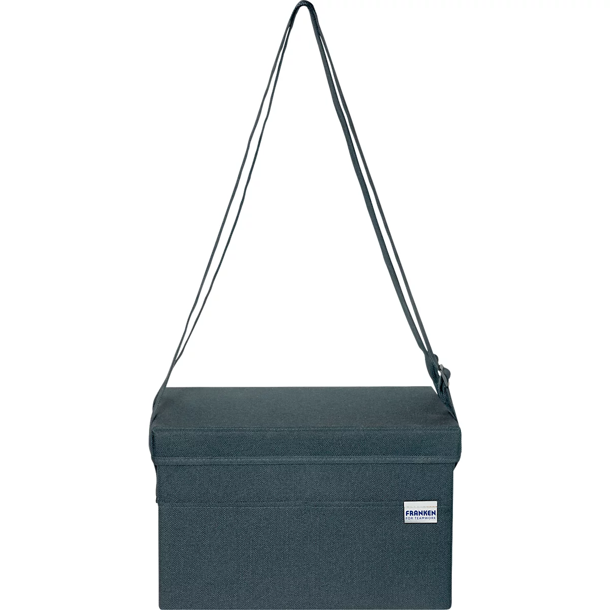 Franken presentatie tas, met 2580-delige inhoud, draagriem, B 355 x D 200 x H 230 mm, stof, antracietgrijs