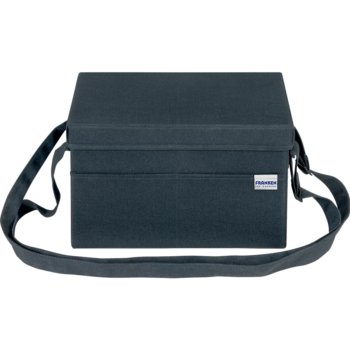 Franken presentatie tas, met 2580-delige inhoud, draagriem, B 355 x D 200 x H 230 mm, stof, antracietgrijs