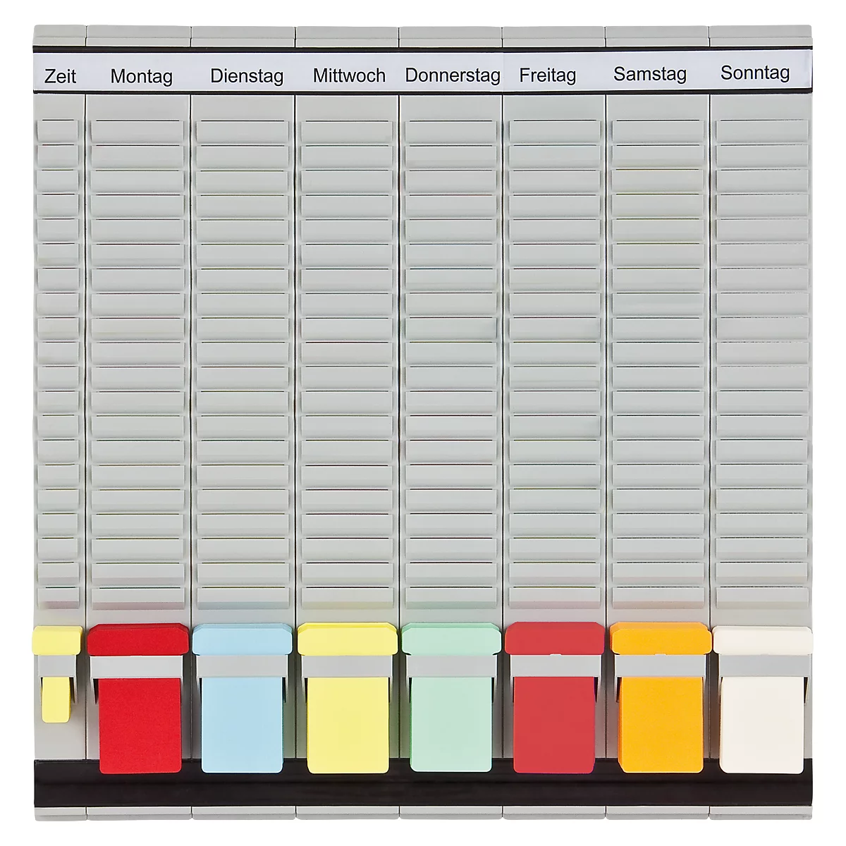 FRANKEN T-chart Agenda semanal de 7 días, 47,4 x 49 cm, 7 fundas + 1 índice, 20 ranuras, PV1020