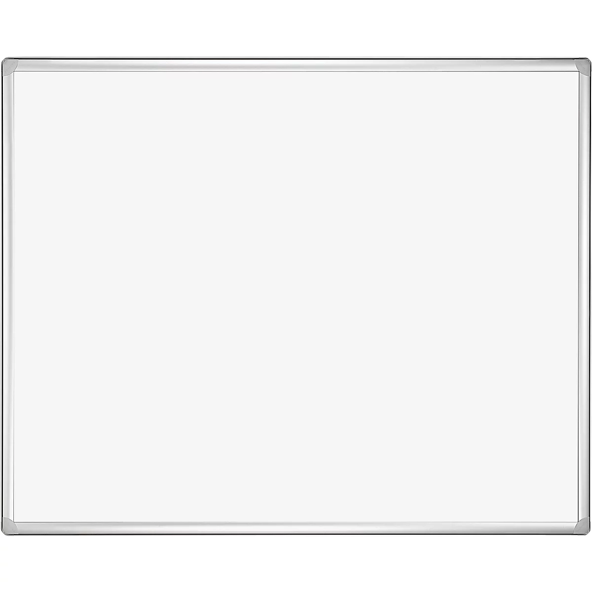 A white rectangle with a silver frame.