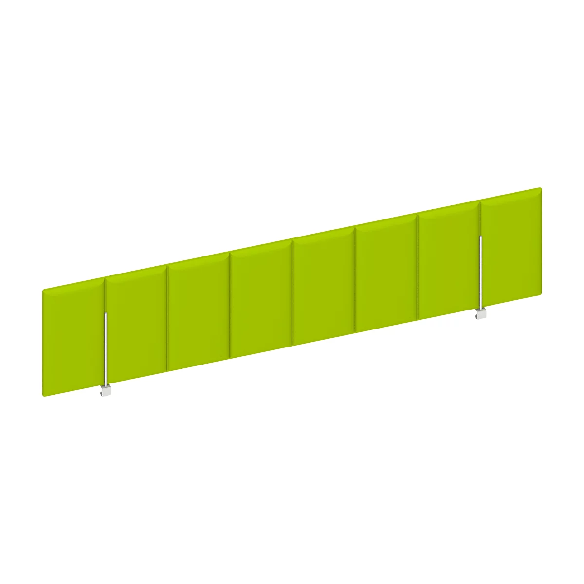 Frontpaneel bureau boven, groen, B 1600 mm
