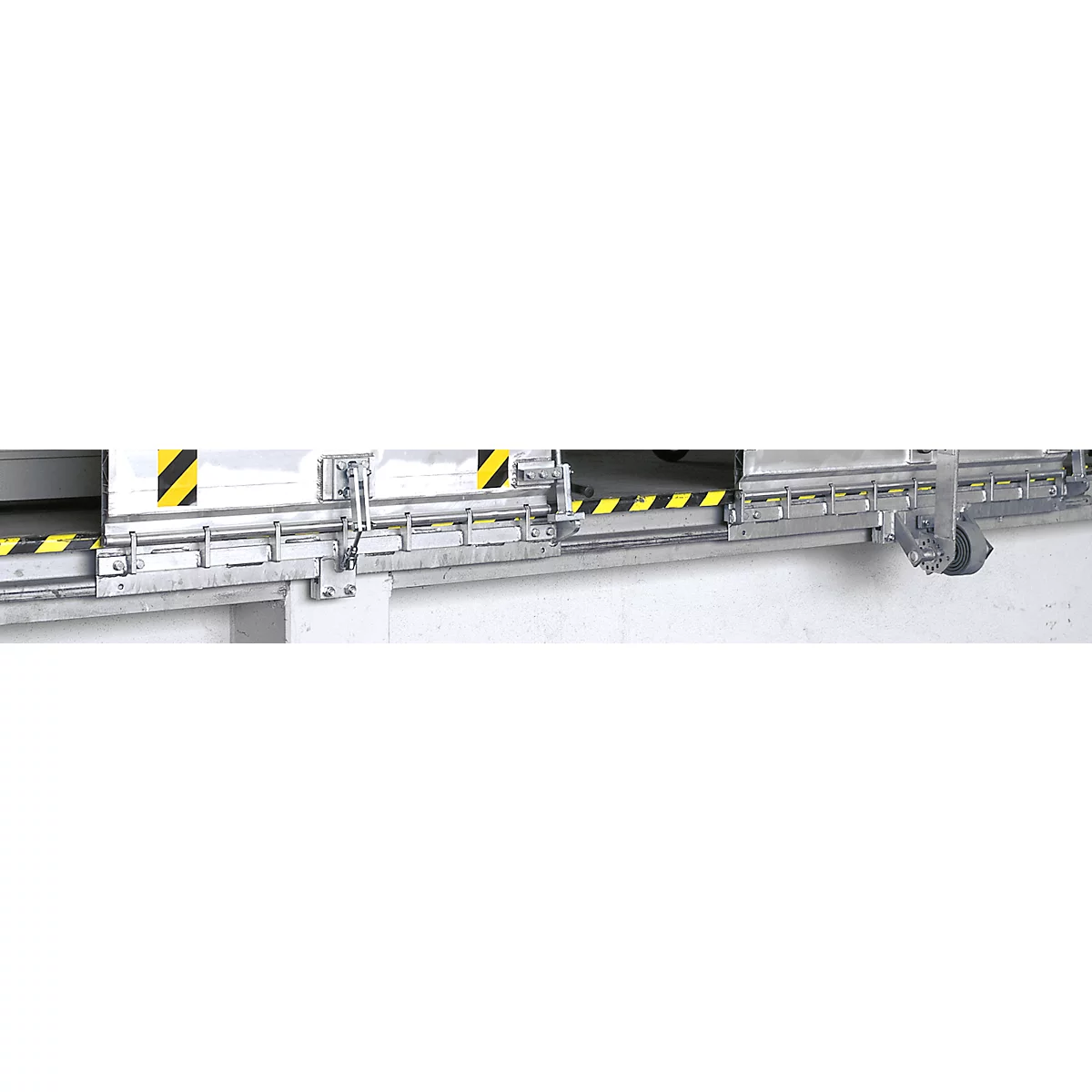 Führungsschiene für Aluminium-Überfahrbrücken Typ SBK, bis 4000 kg, L 2000 x B 76 x H 112 mm, walzblank