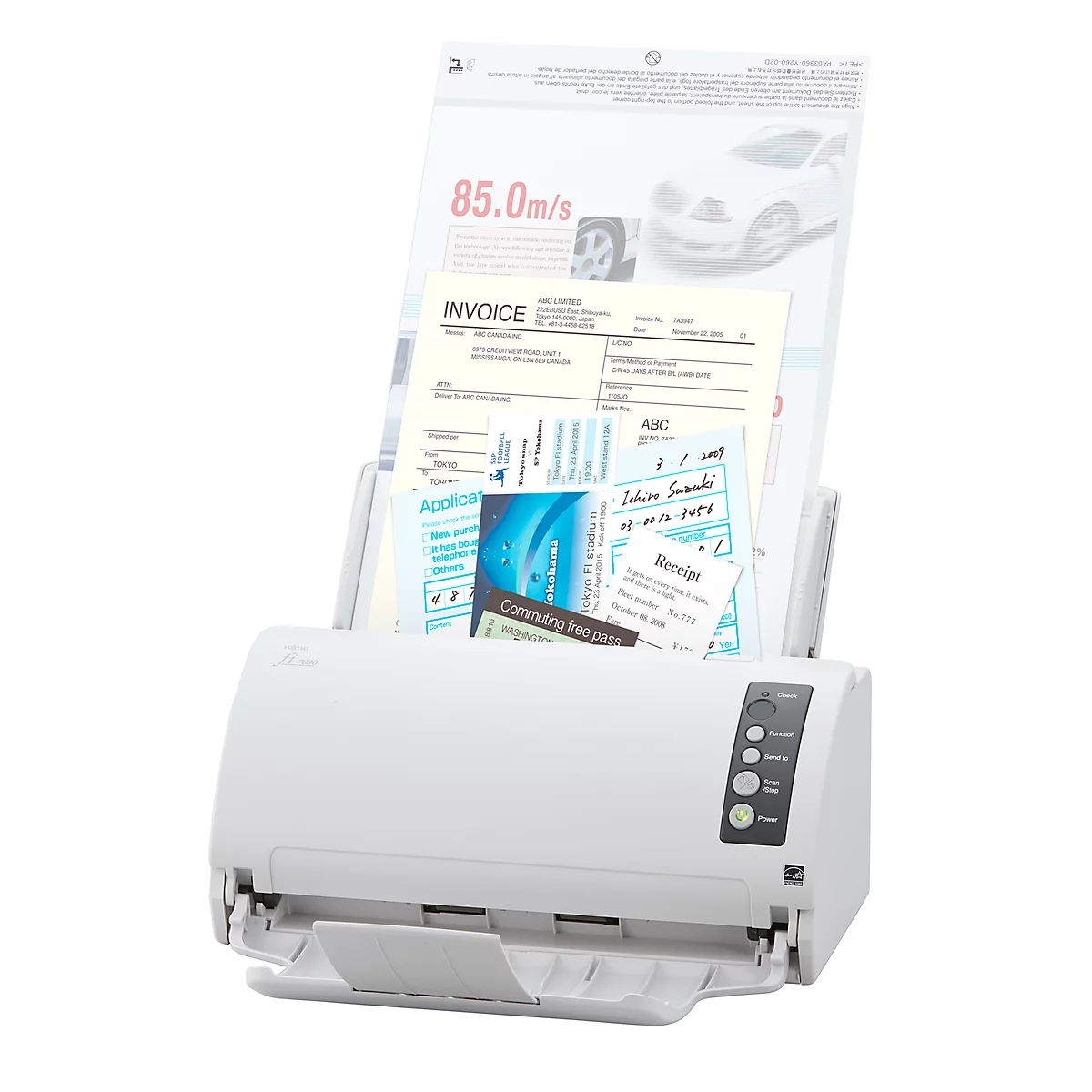 Fujitsu documentscanner fi7030, met Duplexscan, voor bedrijven en
