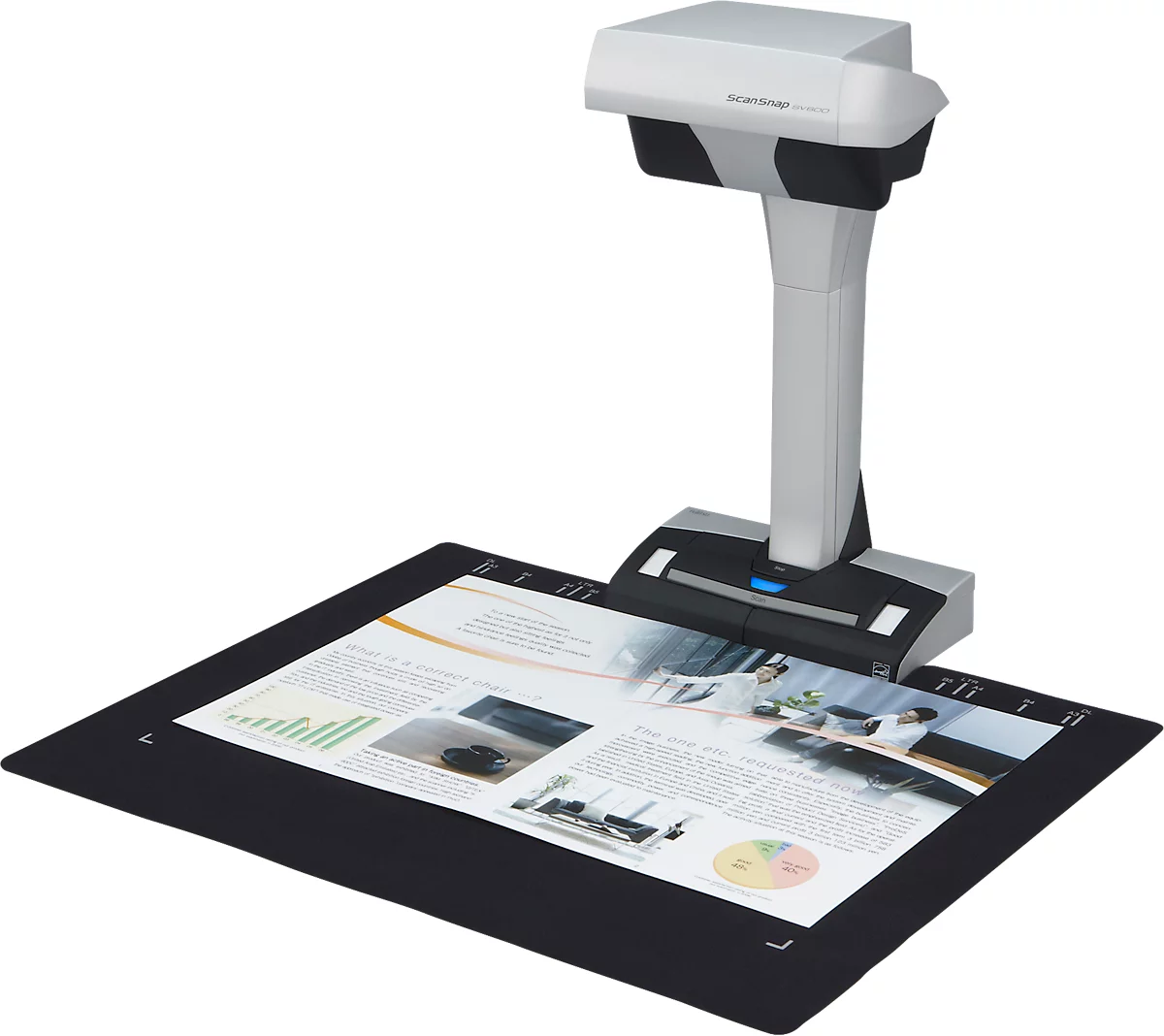 FUJITSU Overhead-scanner ScanSnap SV600 , voor ingebonden en platte documenten