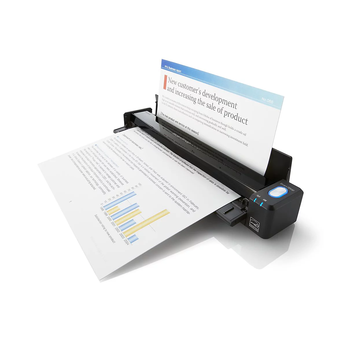 Fujitsu ScanSnap iX100 - Einzelblatt-Scanner - tragbar - USB 2.0, Wi-Fi