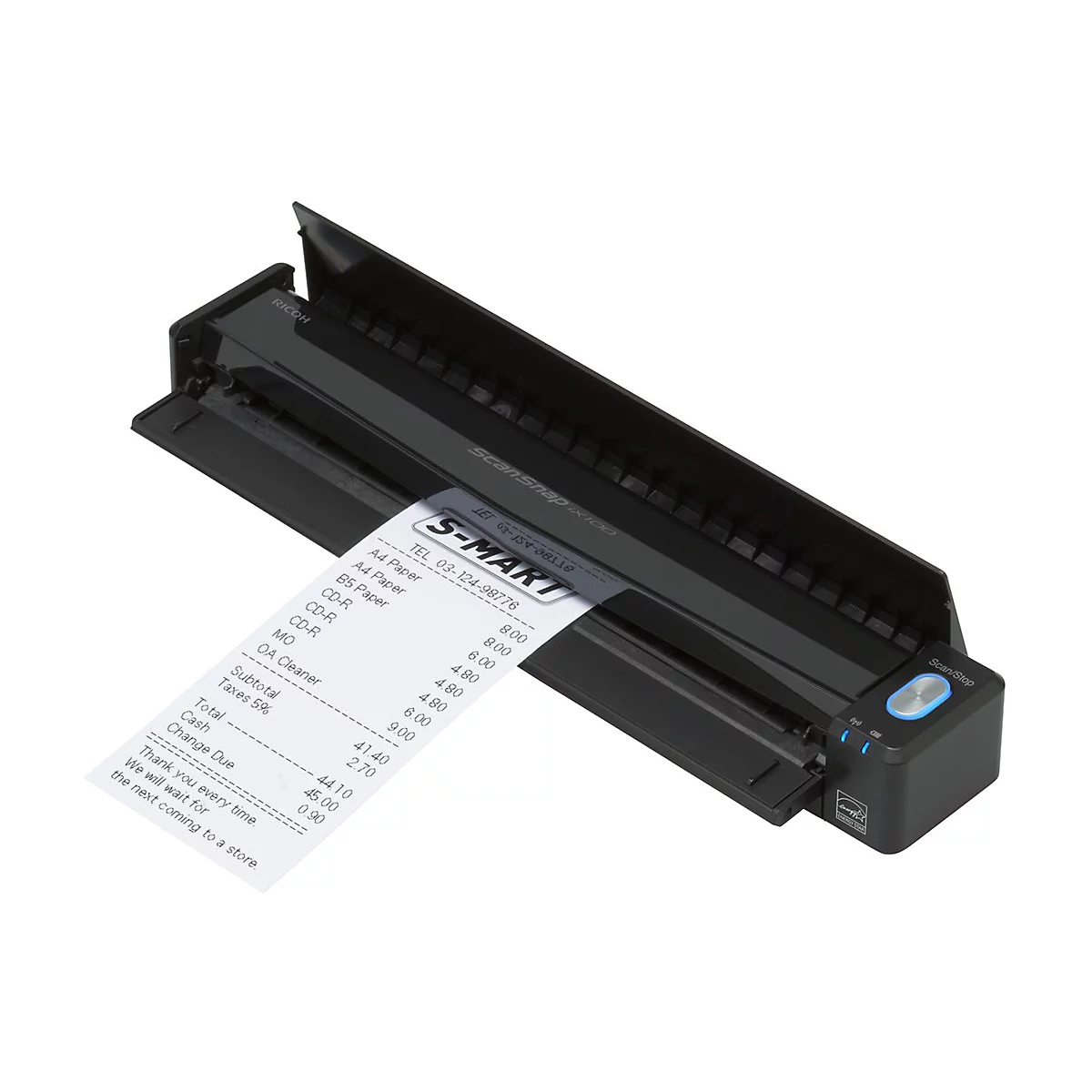 Fujitsu ScanSnap iX100 - Einzelblatt-Scanner - tragbar - USB 2.0, Wi-Fi