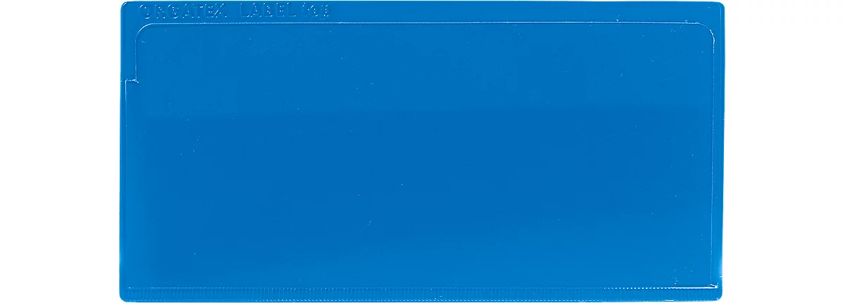 Funda de etiquetas Label PLUS, autoadherente, 50 x 110, azul