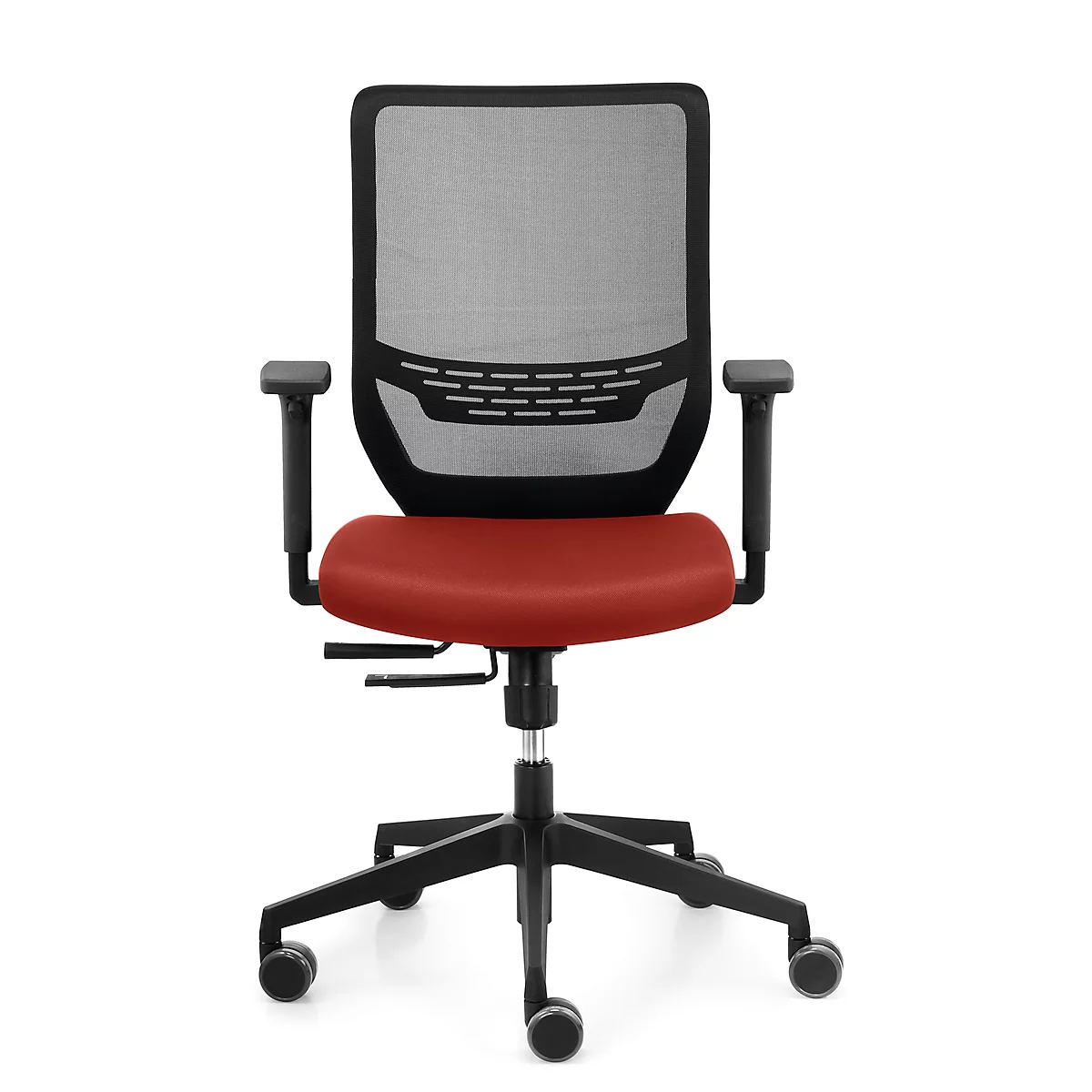 Funda para silla, para silla de oficina to-sync work, An 400 mm, reequipable, rojo rubí