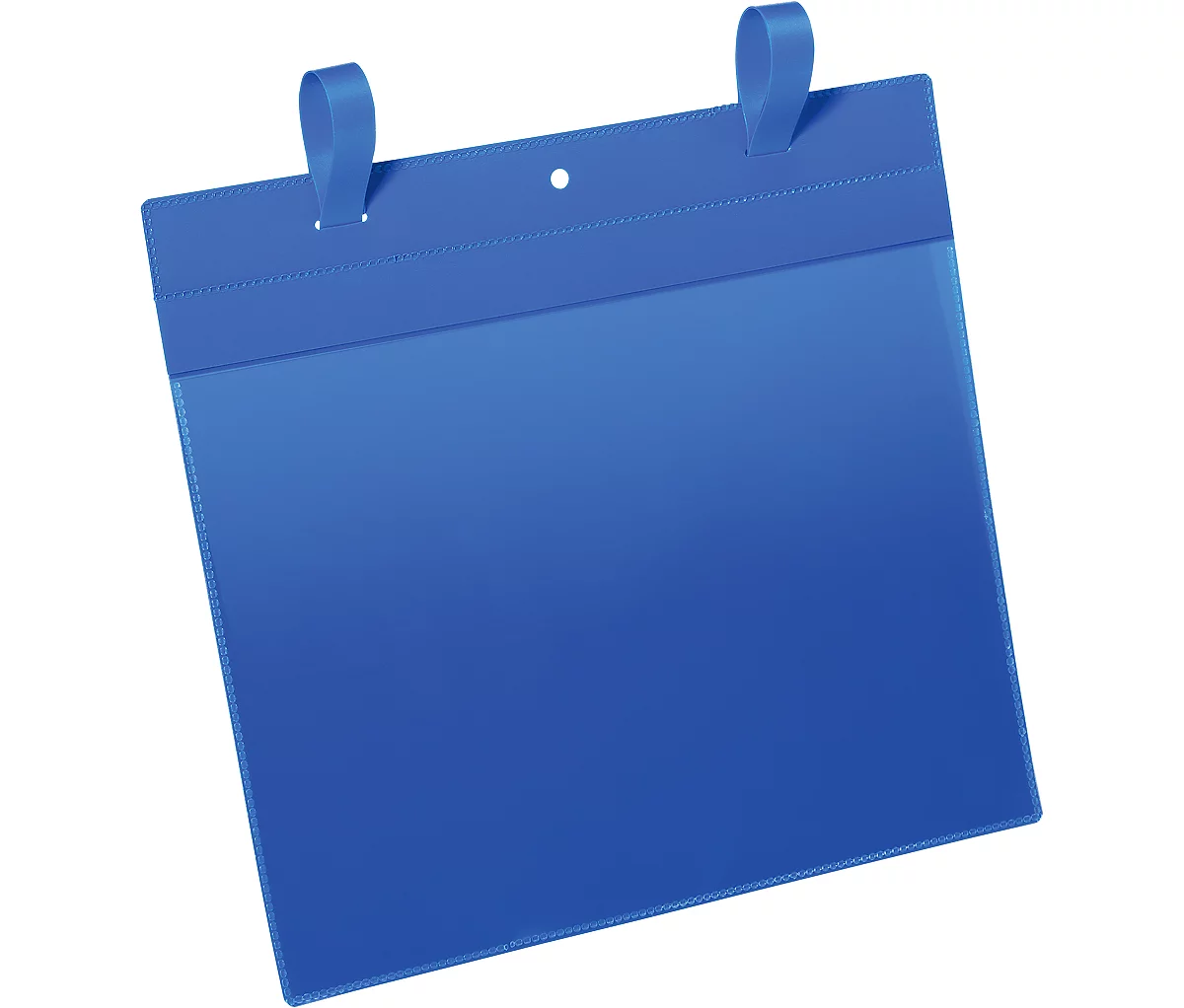 Fundas de documento con solapa, An 297 x Al 210 mm (A4 transversal), 50 unidades, azul