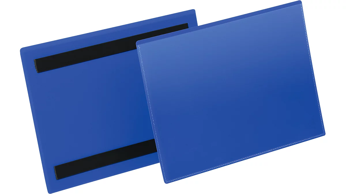Fundas de etiquetas y de identificación An 210 x Al 148 mm (A5 transversal), 50 unidades, azul
