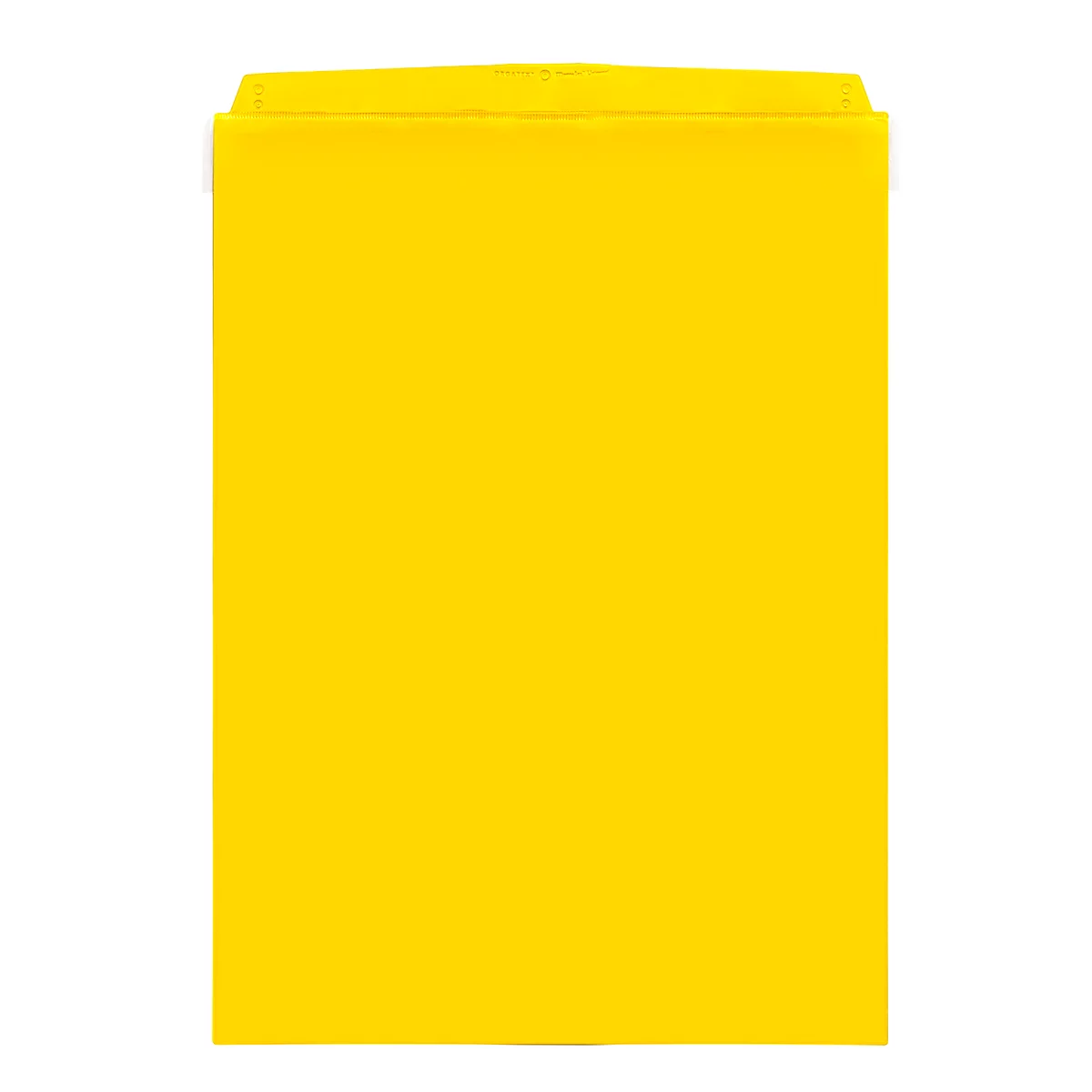 Fundas transparentes Orgatex, c. puerta, A4 vertical, amarillo, 50 uds.