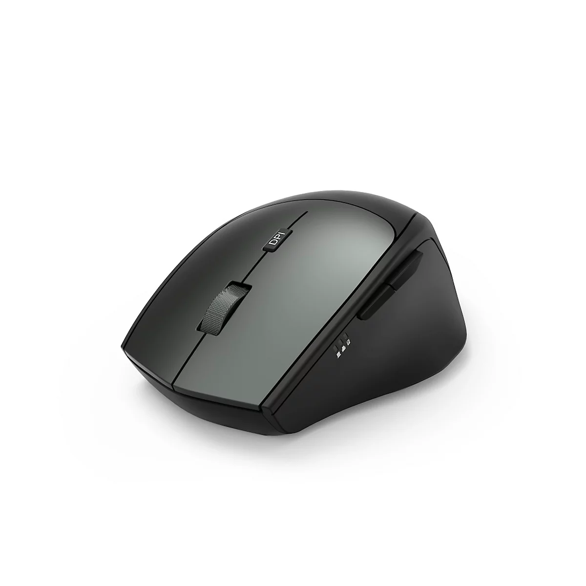 Funkmaus hama MW-600, für Rechtshänder, Dual-Modus mit USB-A & USB-C Nano Empfänger, 6 Tasten & Scrollrad, 1000-2400 dpi, Batterie, schwarz
