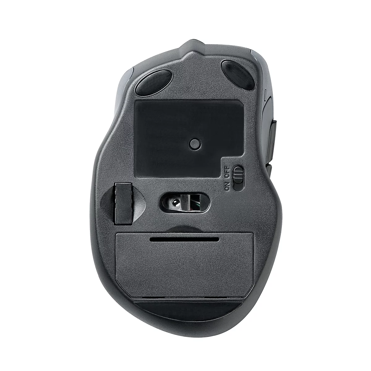 Funkmaus Kensington Pro Fit, für Rechtshänder, 1750 dpi, 5 Tasten & Scrollrad, USB-Receiver, inkl. 2 x AAA Batterien, saphirblau